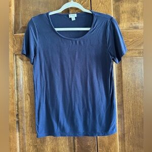 J. Crew Navy Blue Cap Sleeve Women's Top - Size Small